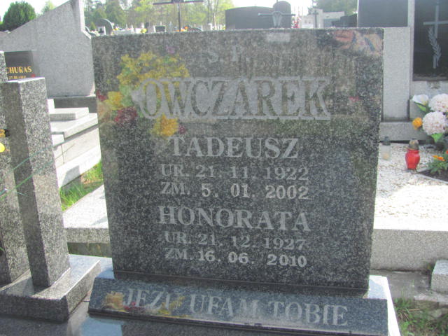 Tadeusz Owczarek 1922 Poraj - Grobonet - Wyszukiwarka osób pochowanych