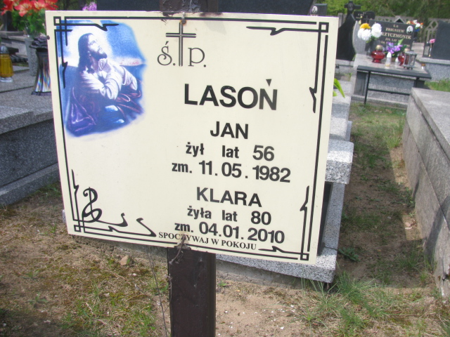Klara Lasoń Poraj - Grobonet - Wyszukiwarka osób pochowanych