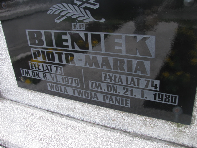 Piotr Bieniek Poraj - Grobonet - Wyszukiwarka osób pochowanych