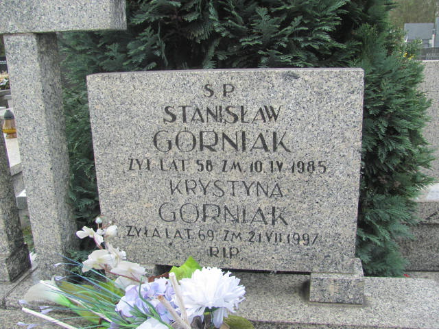 Stanisław Górniak Poraj - Grobonet - Wyszukiwarka osób pochowanych