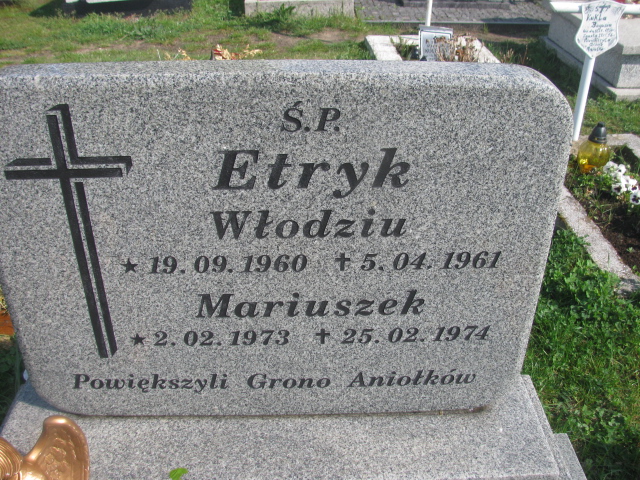 Włodzimierz Etryk 1960 Poraj - Grobonet - Wyszukiwarka osób pochowanych