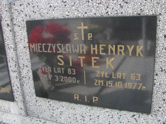 Mateusz Sitek Poraj - Grobonet - Wyszukiwarka osób pochowanych