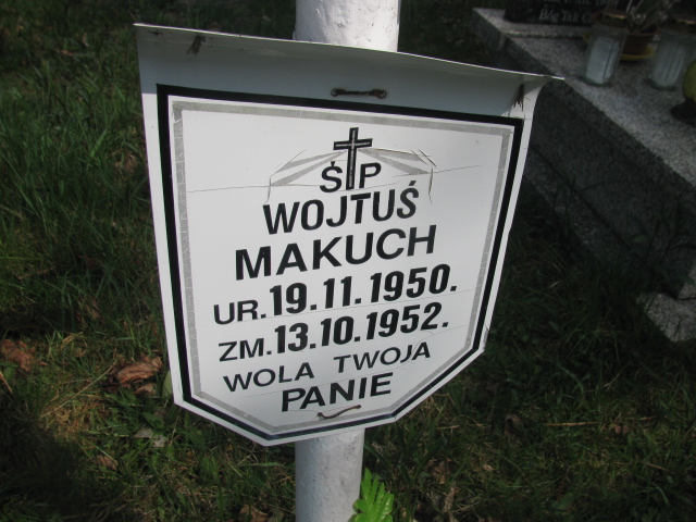 Wojciech Makuch 1950 Poraj - Grobonet - Wyszukiwarka osób pochowanych