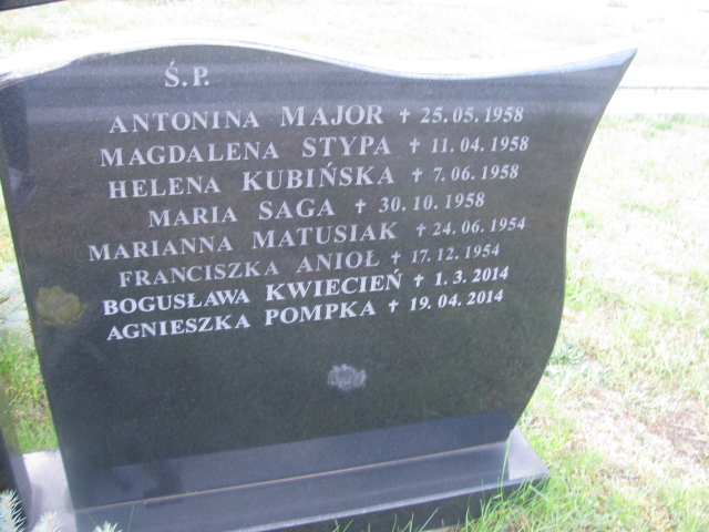 Anna Okraska 1932 Poraj - Grobonet - Wyszukiwarka osób pochowanych